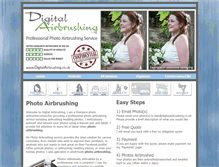 Tablet Screenshot of digitalairbrushing.co.uk